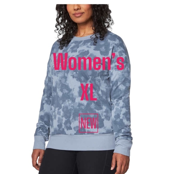 Ladies Mondetta XL Crewneck Pullover Shirt Active Top Mid Weight Long Sleeve NWT - Picture 2 of 8